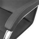 Кресло SAMBA AKS-1 Pegasso черный, мягкие подлокотники